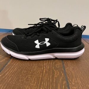 Under Armour  Black Sneakers with White Accents